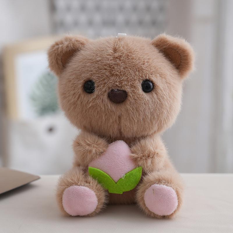 Cute Animal Plush Bear Toy With Fur Material For Bag Decoration And Gifts Peach
Cute Animal Plush Bear Toy With Fur Material For Bag Decoration And Gifts Peach