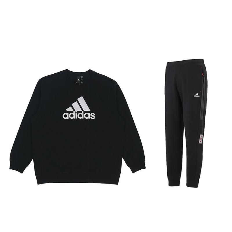Adidas Logo Letter Print Pattern Crew Neck Pullover Sweatshirt And Cuffed Long Pants Casual Sports Set Unisex Sweatshirt And Pants Black HM2960+HC0253 M
Adidas Logo Letter Print Pattern Crew Neck Pullover Sweatshirt And Cuffed Long Pants Casual Sports Set Unisex Sweatshirt And Pants Black HM2960+HC0253 M