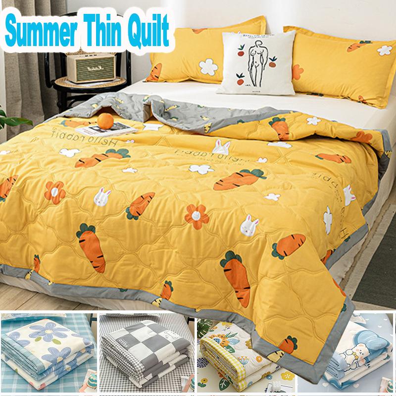New Washed Cotton Summer Thin Quilt Skin-friendly Grinding Summer Cool Quilt Printing Soft Bedspread Blanket Print Bedspread Bed Cover Home Textiles 150X200cm 1PC Quilt
New Washed Cotton Summer Thin Quilt Skin-friendly Grinding Summer Cool Quilt Printing Soft Bedspread Blanket Print Bedspread Bed Cover Home Textiles 150X200cm 1PC Quilt