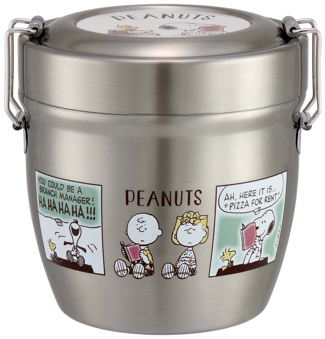 Skater Antibacterial Thermal Lunch Box Bowl Type Stainless Steel Lunch Box Snoopy Comic 550ml STLBD6AG-A
Skater Antibacterial Thermal Lunch Box Bowl Type Stainless Steel Lunch Box Snoopy Comic 550ml STLBD6AG-A