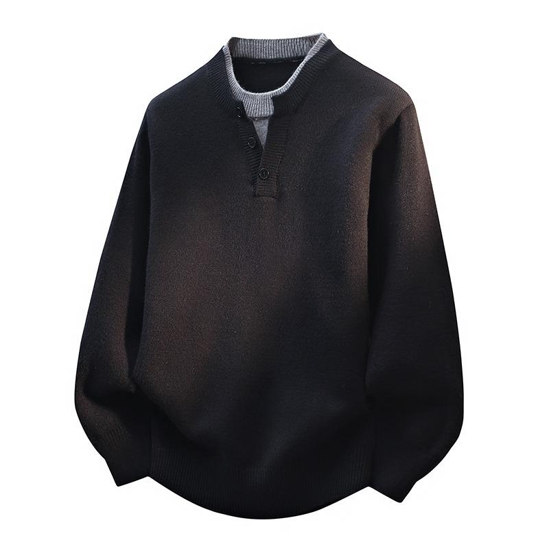 Men s Two-Piece Look Knit Henley: Casual, Warm, Long Sleeve for Fall & Winter 2XL чорний
Men s Two-Piece Look Knit Henley: Casual, Warm, Long Sleeve for Fall & Winter 2XL чорний