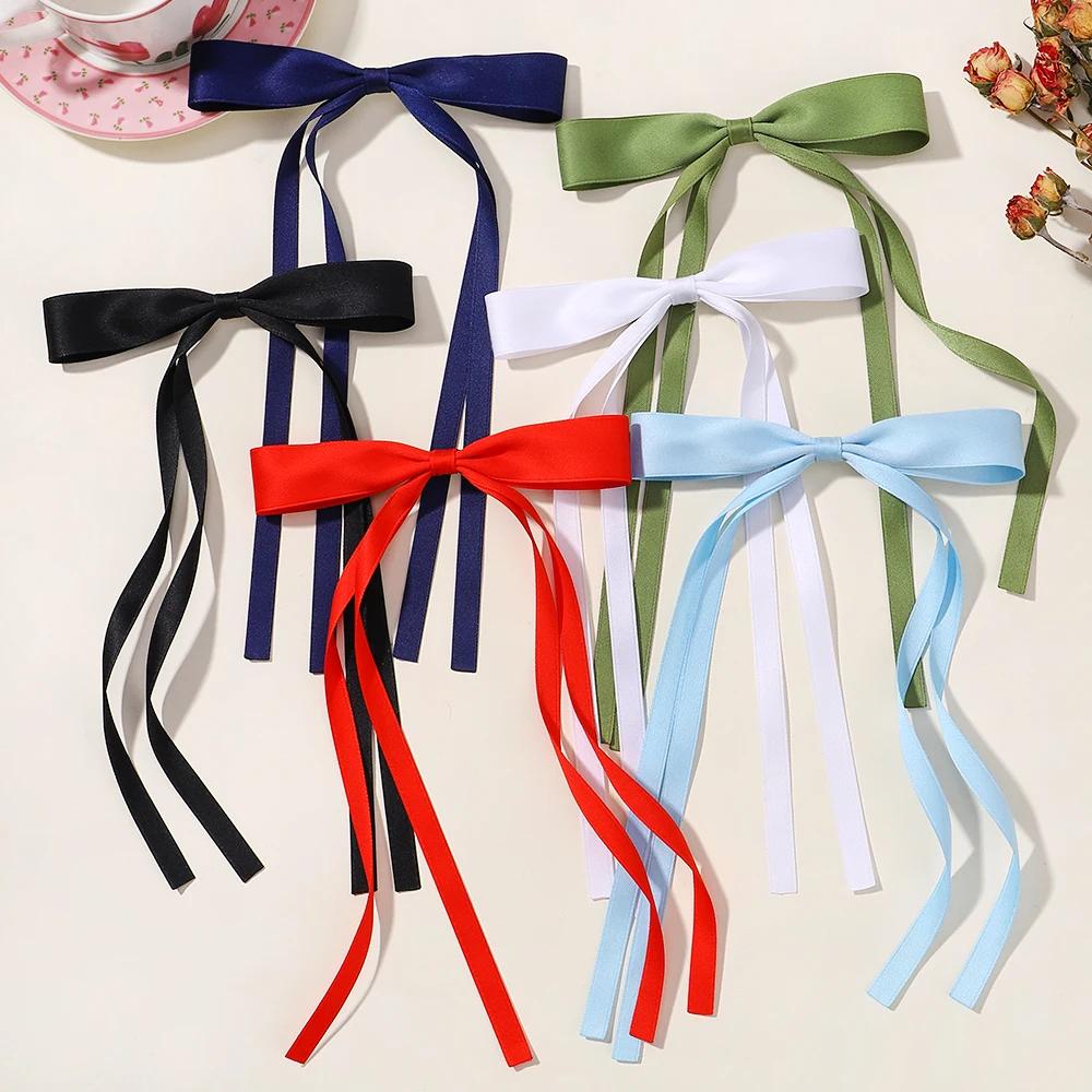 Candy Ribbon Tassel Bowknot Hair Clips Sweet Women Streamer Hairpin for Women Girls Long Bows Barrettes Head Clip Accessories 2 Pcs
Candy Ribbon Tassel Bowknot Hair Clips Sweet Women Streamer Hairpin for Women Girls Long Bows Barrettes Head Clip Accessories 2 Pcs