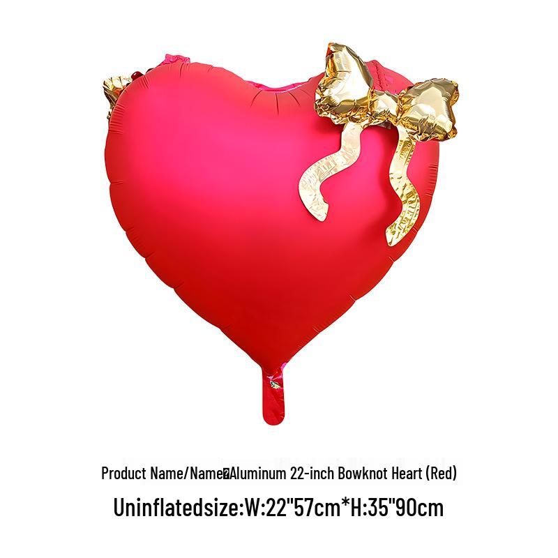 Matte Large Bow Heart Balloon for Valentine s, Weddings & Birthdays
Matte Large Bow Heart Balloon for Valentine s, Weddings & Birthdays
