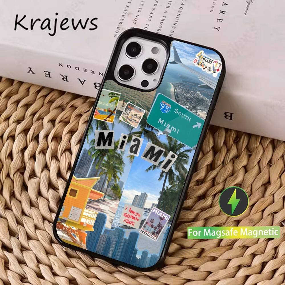 Summer Art Miami Florida Phone Case For iPhone 16,15,14,17,13,12,11,Pro,Max,Plus,Mini, Magsafe,Magnetic Wireless Charging Case iPhone17promax
Summer Art Miami Florida Phone Case For iPhone 16,15,14,17,13,12,11,Pro,Max,Plus,Mini, Magsafe,Magnetic Wireless Charging Case iPhone17promax