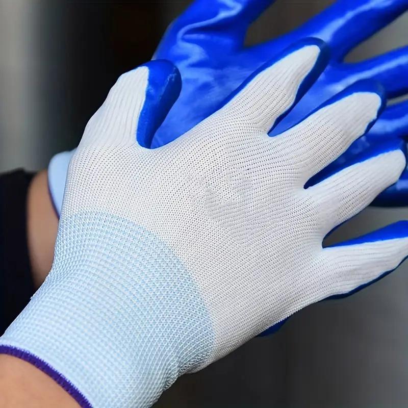 1 Pair Rubber Dip Glue Rubber Skin Work Gloves Thin Latex Non-Slip Wear-Resistant Thickened Thin Gloves Labor Protection Gloves синій
1 Pair Rubber Dip Glue Rubber Skin Work Gloves Thin Latex Non-Slip Wear-Resistant Thickened Thin Gloves Labor Protection Gloves синій