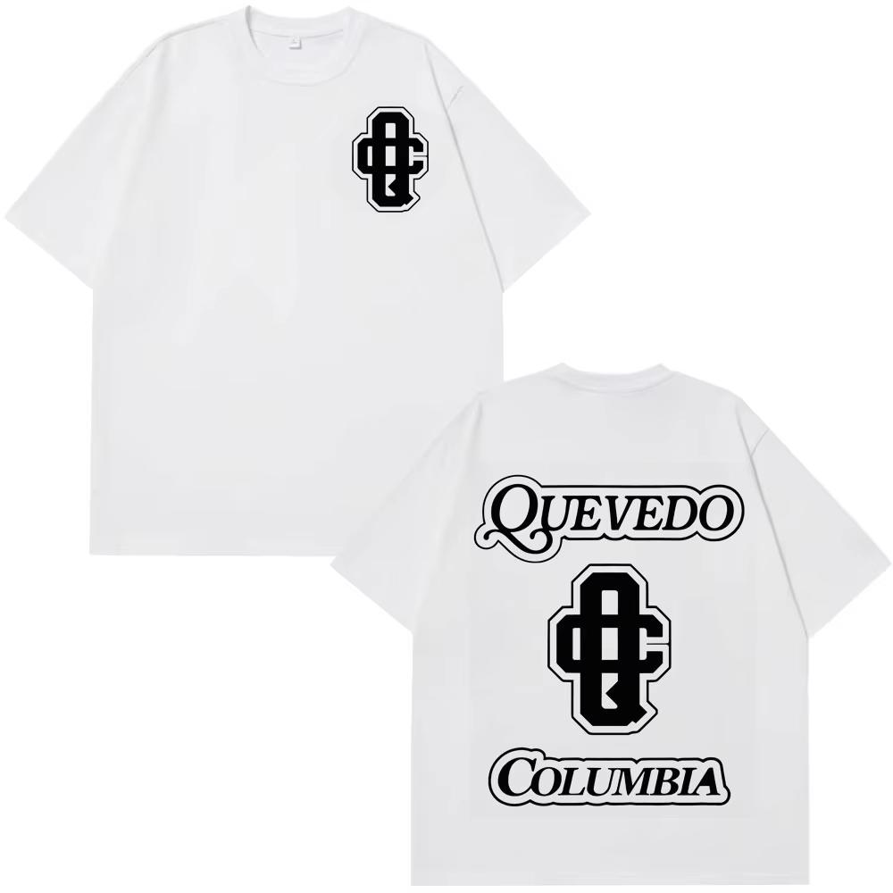 Rapper Quevedo Columbia Print T Shirt Harajuku Hip Hop Short Sleeve Tshirt Mens Fashion Oversized High Quality Cotton Tshirts L
Rapper Quevedo Columbia Print T Shirt Harajuku Hip Hop Short Sleeve Tshirt Mens Fashion Oversized High Quality Cotton Tshirts L