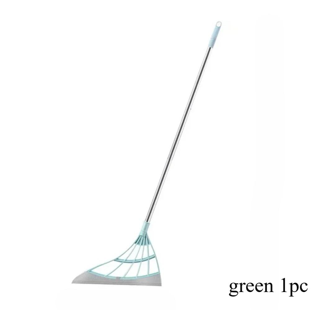 Silicone scraper broom with squeegee design for glass window floor bathroom water cleaning tool
Silicone scraper broom with squeegee design for glass window floor bathroom water cleaning tool