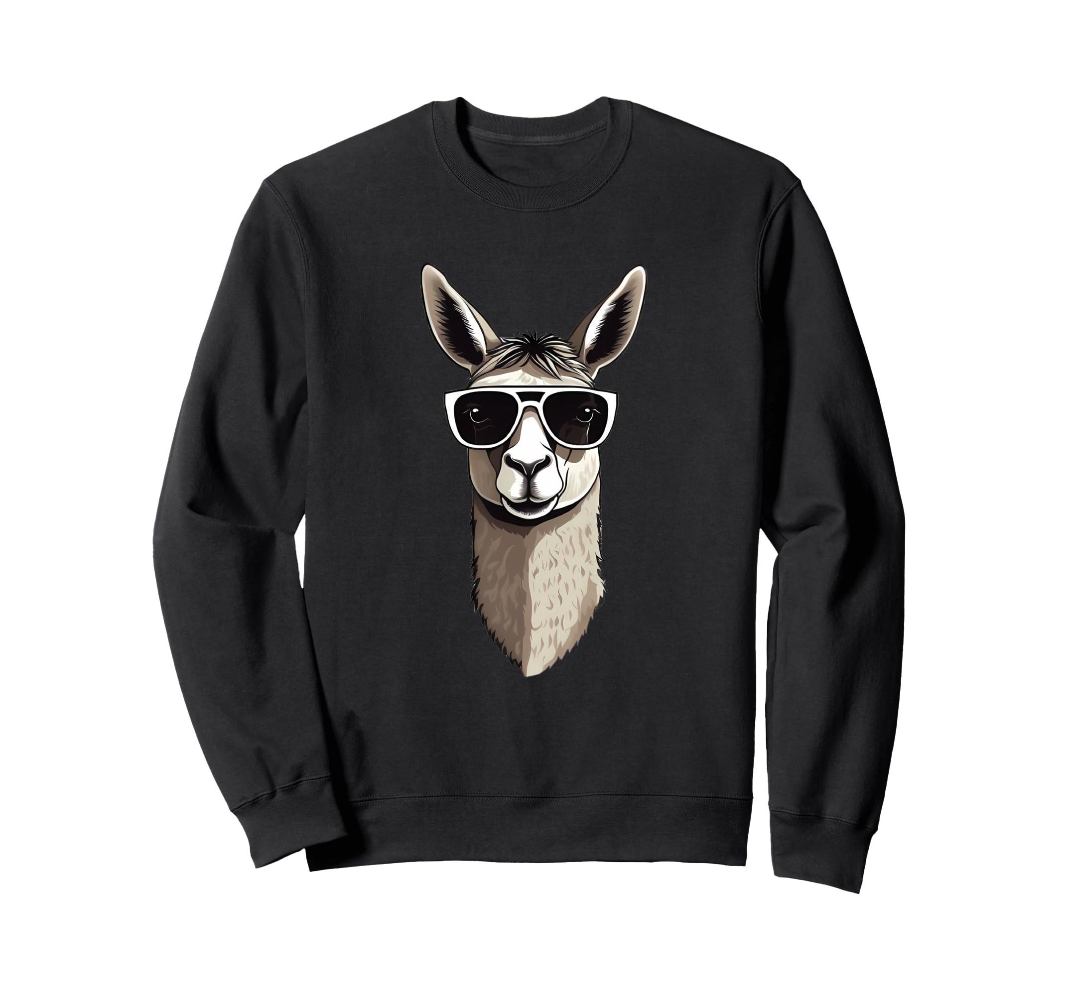 Unique Llama with Sunglasses - Funny Animal Art Sweatshirt
Unique Llama with Sunglasses - Funny Animal Art Sweatshirt
