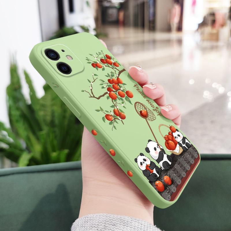 Joyful Panda Phone Case For iPhone 12 11 X XR XS 8 7 SE2 Plus Pro Max Mini Silicone Cover iPhone X светло-зеленый
Joyful Panda Phone Case For iPhone 12 11 X XR XS 8 7 SE2 Plus Pro Max Mini Silicone Cover iPhone X светло-зеленый