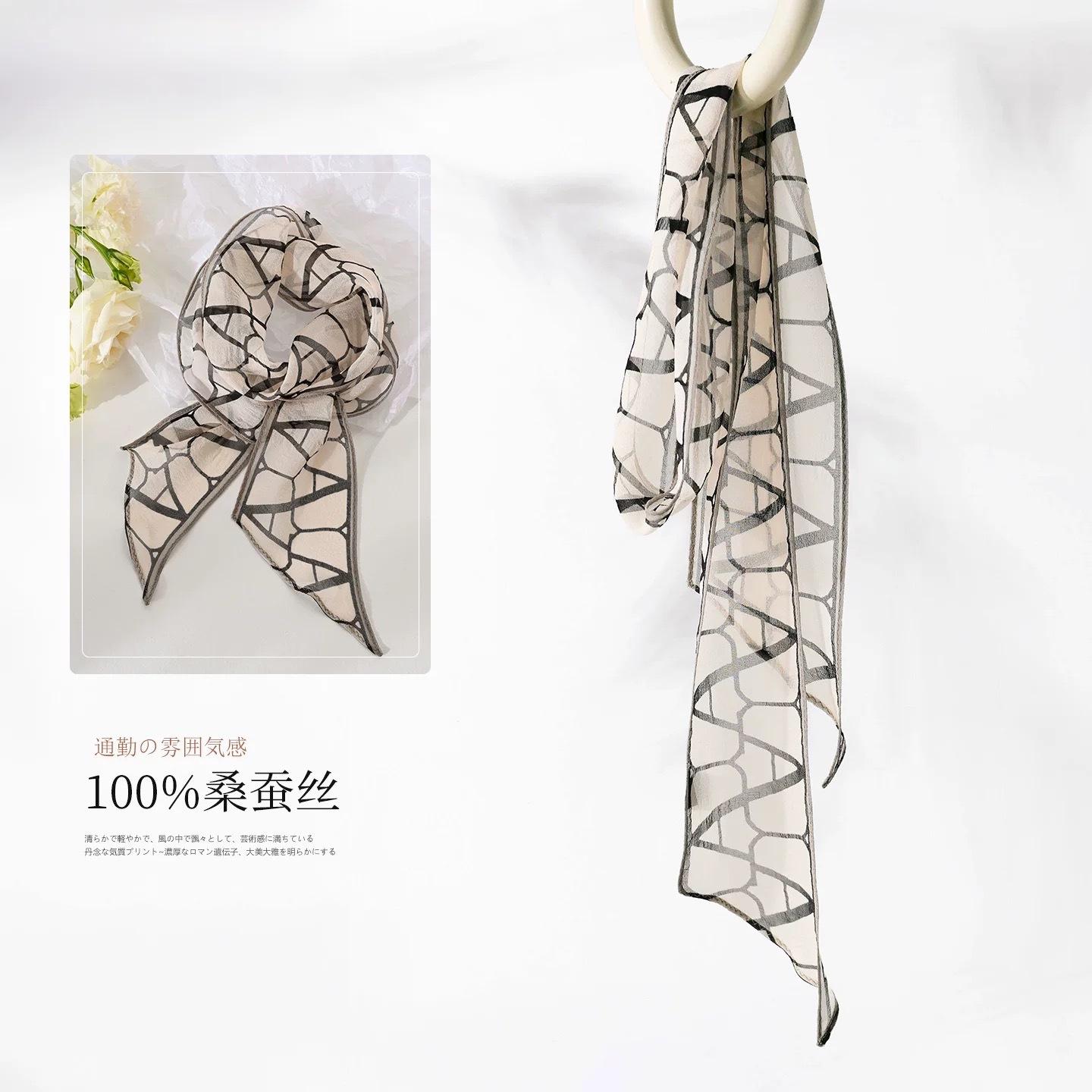 New 100% Natural Silk Scarf long Female Fashion Beach Pashmina Bufanda Women Shawl Wraps Bandana Ladies Scarves Foulard Echarpe Real Silk 10x130cm
New 100% Natural Silk Scarf long Female Fashion Beach Pashmina Bufanda Women Shawl Wraps Bandana Ladies Scarves Foulard Echarpe Real Silk 10x130cm