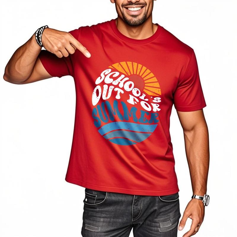 Relaxed Fit For him Round Neck tshirt Black Schools Out For Summer Sun Waves Minimalist Women Tshirt male summer teeshirt S
Relaxed Fit For him Round Neck tshirt Black Schools Out For Summer Sun Waves Minimalist Women Tshirt male summer teeshirt S