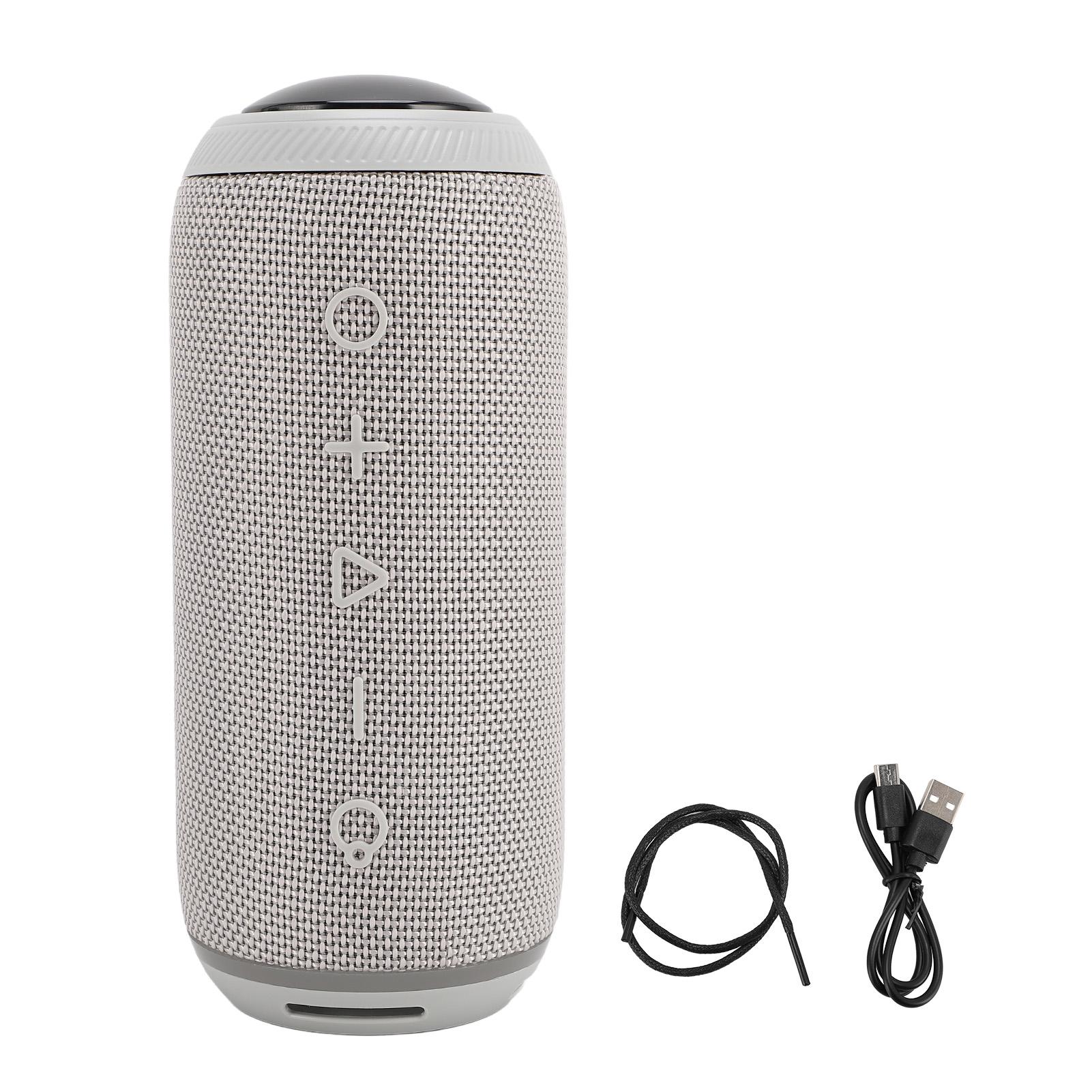 Беспроводной Bluetooth-динамик IPX4 с защитой от воды, светодиодный цветной свет 2x7 Вт, HD-звук, встроенный микрофон, портативный серый
Беспроводной Bluetooth-динамик IPX4 с защитой от воды, светодиодный цветной свет 2x7 Вт, HD-звук, встроенный микрофон, портативный серый