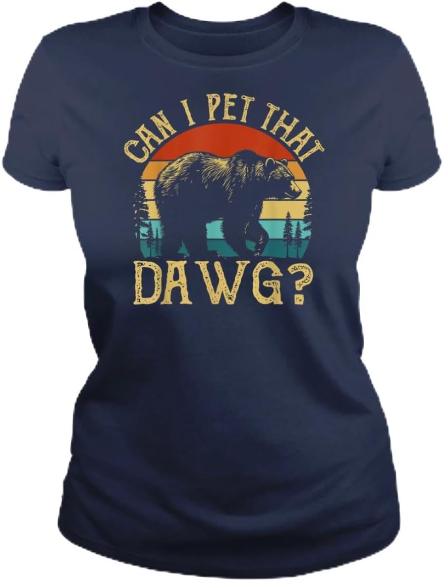 Can I Pet That Dawg Women s T Shirt - Funny Retro Vintage Bear Camping Cotton Shirt - Short Sleeve Crew Neck Soft Fitted Tees 5XL різнокольоровий
Can I Pet That Dawg Women s T Shirt - Funny Retro Vintage Bear Camping Cotton Shirt - Short Sleeve Crew Neck Soft Fitted Tees 5XL різнокольоровий