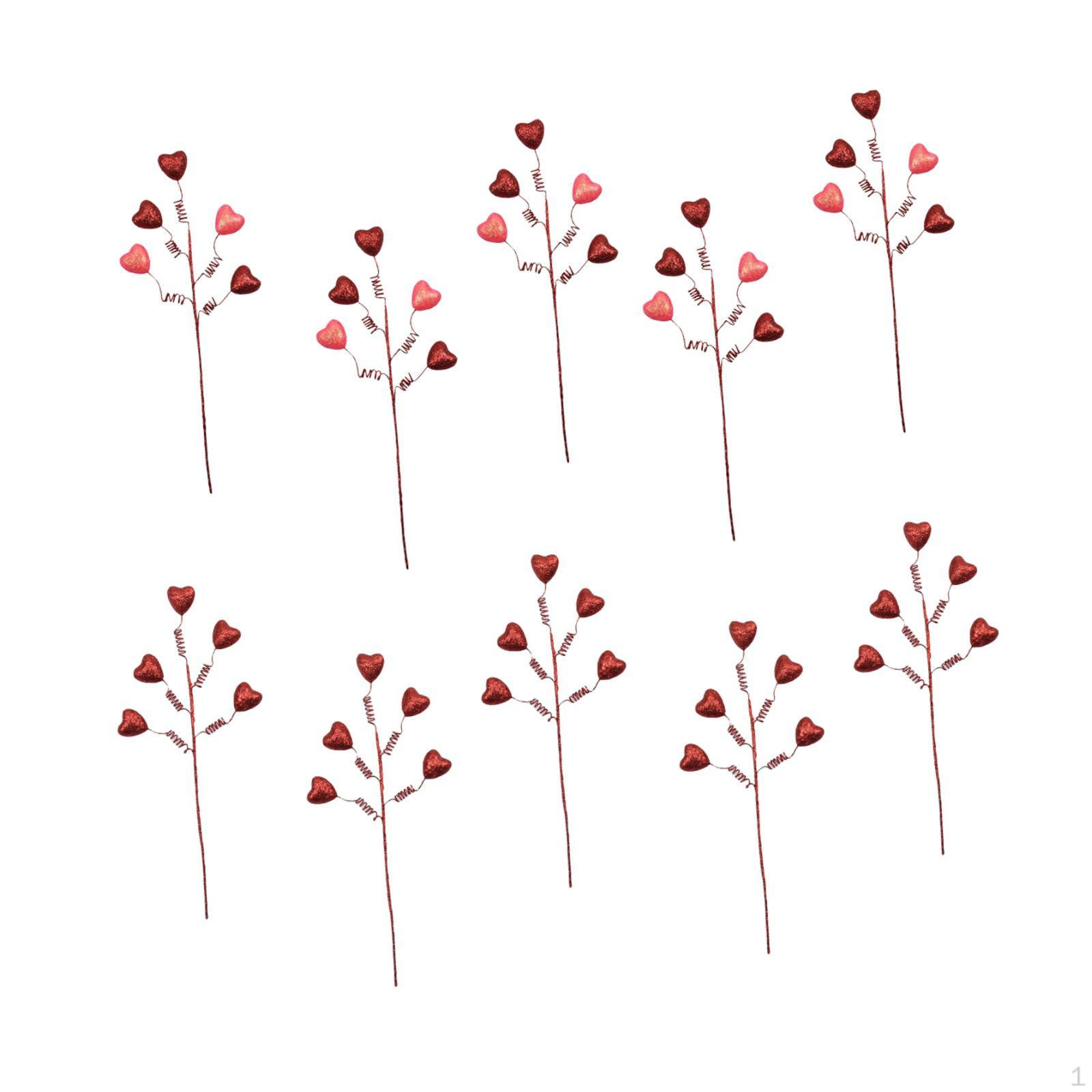 Искусственные сердечки ко Дню святого Валентина Декор Сделай сам Поделки Сгибаемые цветочные ветки 10pcs
Искусственные сердечки ко Дню святого Валентина Декор Сделай сам Поделки Сгибаемые цветочные ветки 10pcs