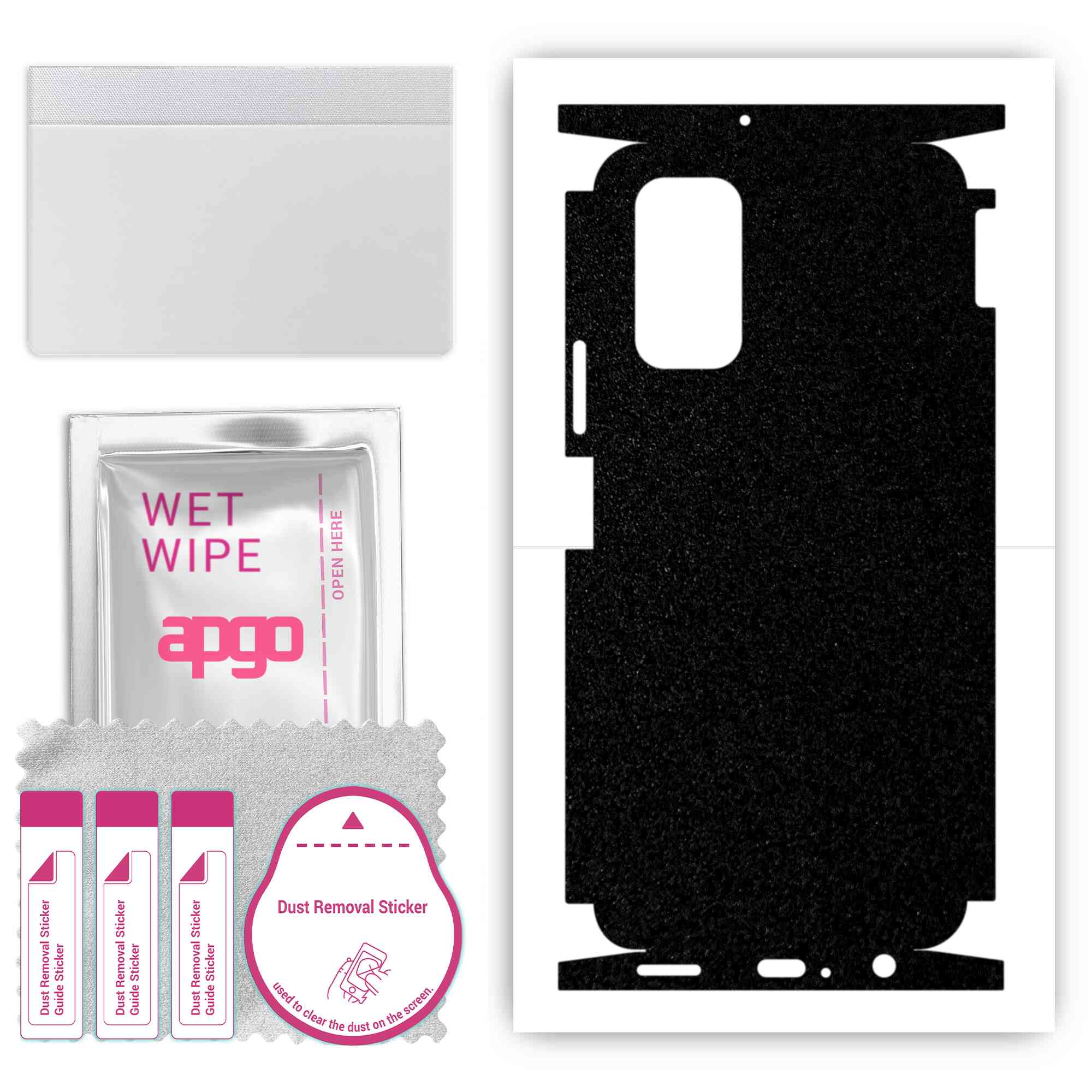 apgo Protective Skin Sticker for the back+sides compatible with Honor 30S, Full Wrap Film, Foil, Vinyl - Pattern Matte Black
apgo Protective Skin Sticker for the back+sides compatible with Honor 30S, Full Wrap Film, Foil, Vinyl - Pattern Matte Black