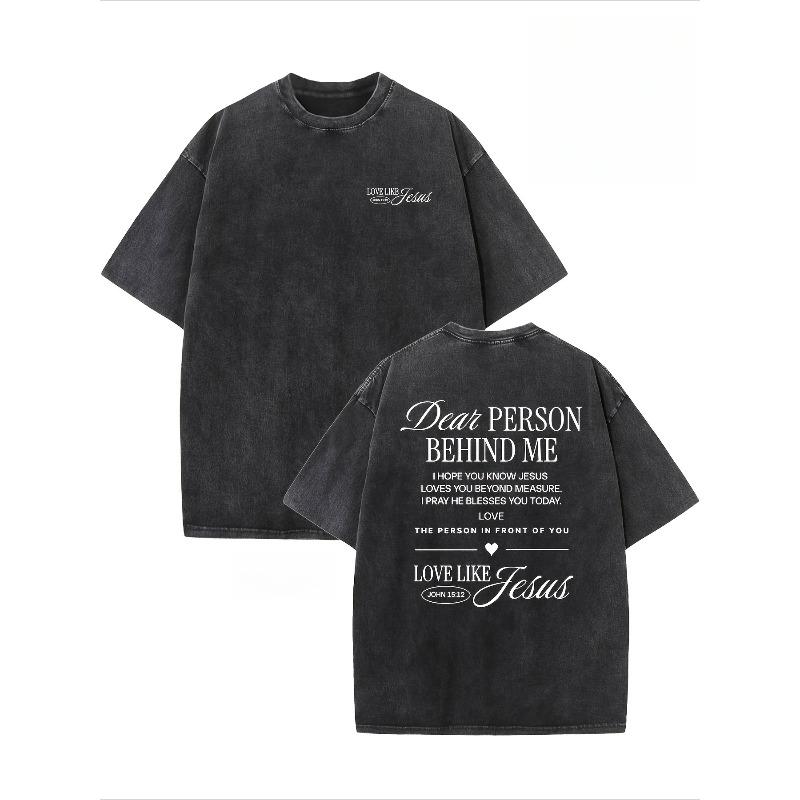 Retro Artistic Design Featuring The Phrase Dear Person Behind Me on Both Sides, Made from Pure. This Drop Shoulder Men S Vintage Streetwear Top S чёрный
Retro Artistic Design Featuring The Phrase Dear Person Behind Me on Both Sides, Made from Pure. This Drop Shoulder Men S Vintage Streetwear Top S чёрный