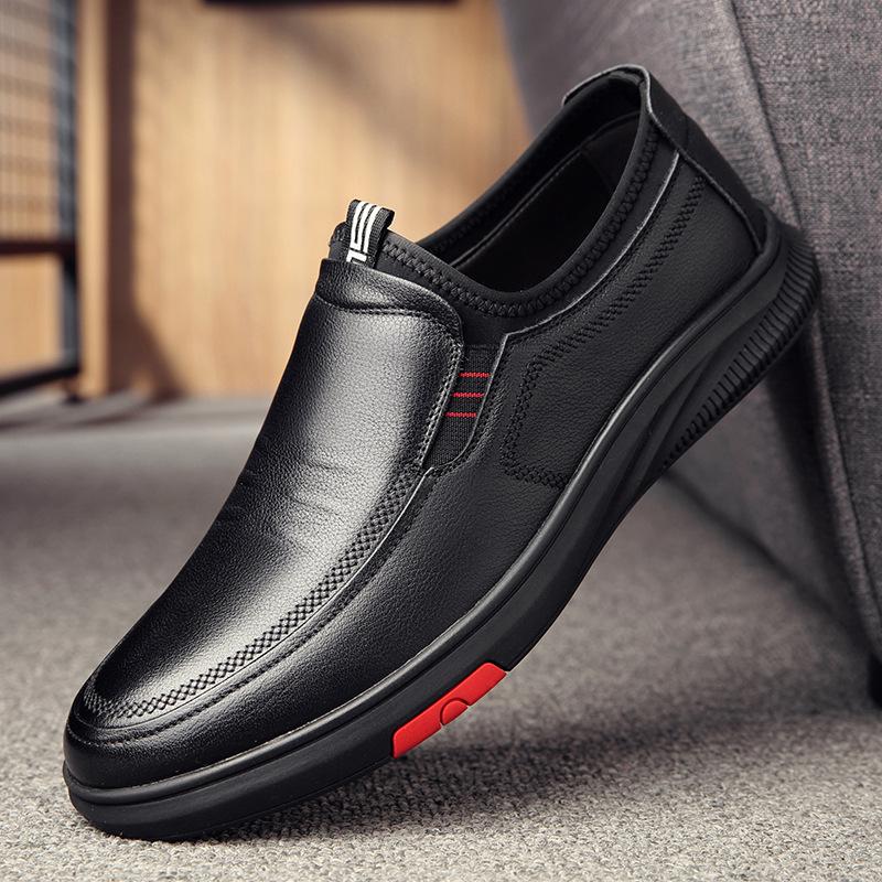 Sleeve casual leather shoes men s autumn 2025 new business casual shoes soft leather trend breathable soft sole dad shoes 38 чорний
Sleeve casual leather shoes men s autumn 2025 new business casual shoes soft leather trend breathable soft sole dad shoes 38 чорний