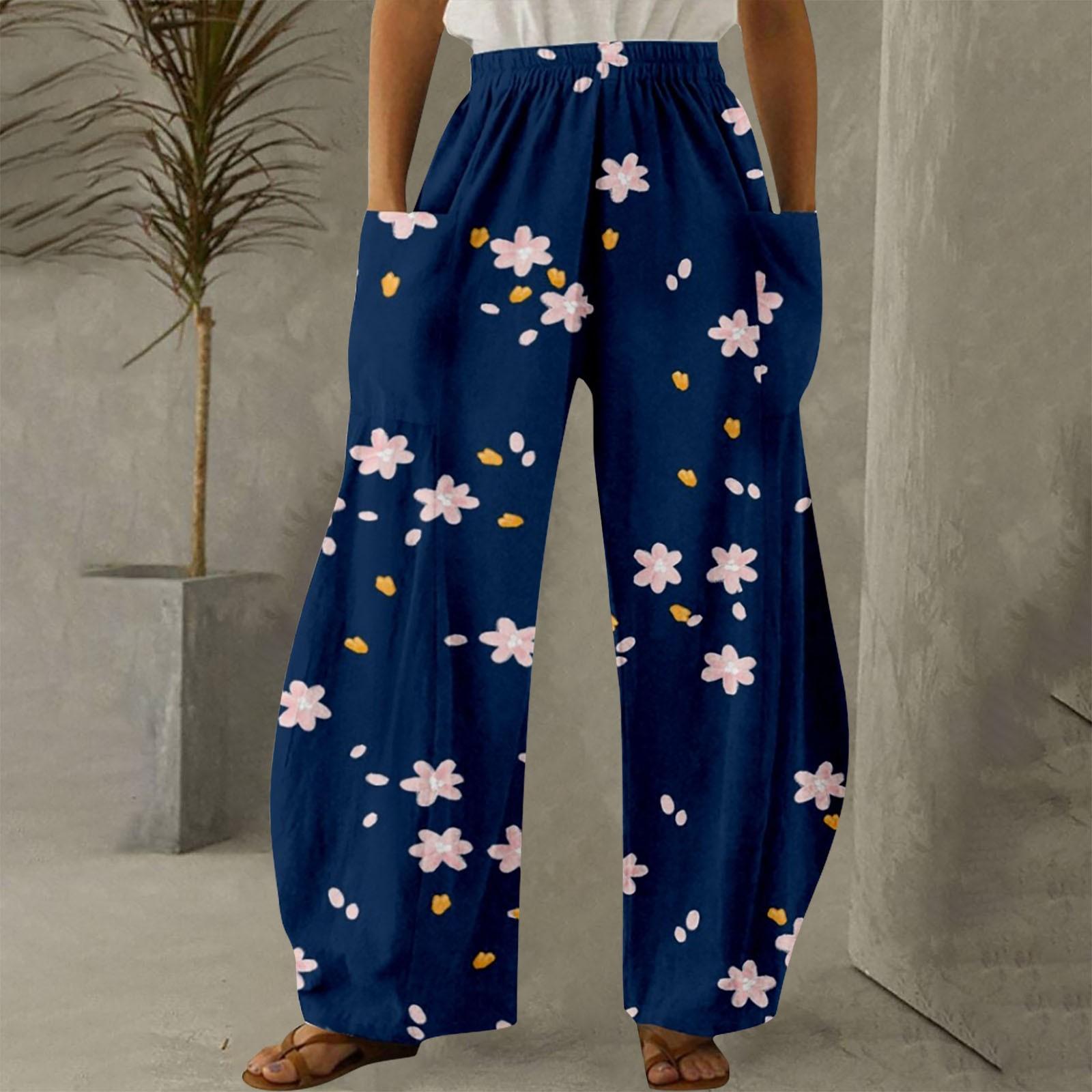 Women Fashion Retro Literature And Art Print Casual Loose Pants Plus Size Loose Pants XXL Темно-синій
Women Fashion Retro Literature And Art Print Casual Loose Pants Plus Size Loose Pants XXL Темно-синій