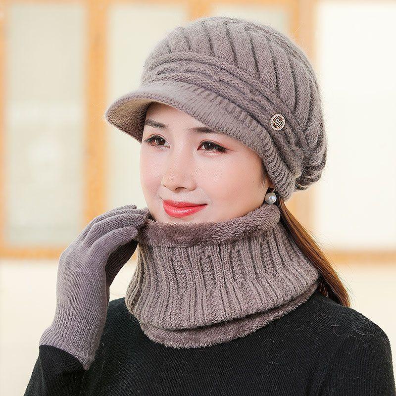 Осенние и зимние женские шапки с добавлением бархата и утолщения материнских вязаных шерстяных шапок Бейсбольные шапки из кроличьего меха среднего и старшего возраста 54-58CM
Осенние и зимние женские шапки с добавлением бархата и утолщения материнских вязаных шерстяных шапок Бейсбольные шапки из кроличьего меха среднего и старшего возраста 54-58CM