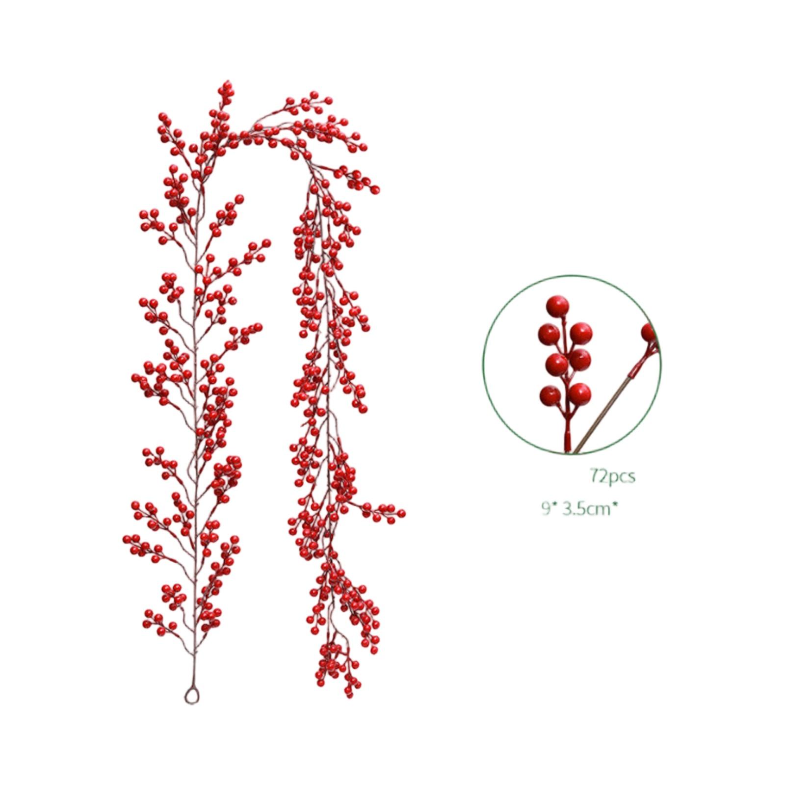 Artificial Poinsettia Berry Vine for Home Decoration, Christmas Garland with Red Flowers and Berries, Holiday Mantel & Stair Decor One Size червоний
Artificial Poinsettia Berry Vine for Home Decoration, Christmas Garland with Red Flowers and Berries, Holiday Mantel & Stair Decor One Size червоний