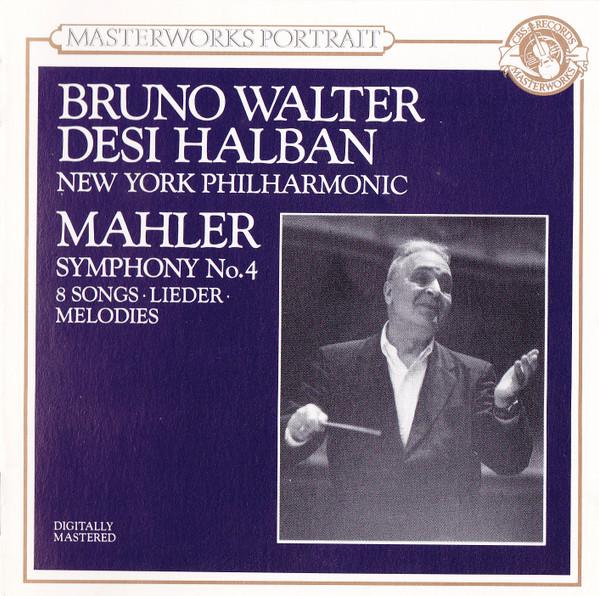 CD MAHLER / WALTER / HALBAN - Sym No 4 MPK46450 Sony Classical 1990 Australia Classical Used
CD MAHLER / WALTER / HALBAN - Sym No 4 MPK46450 Sony Classical 1990 Australia Classical Used