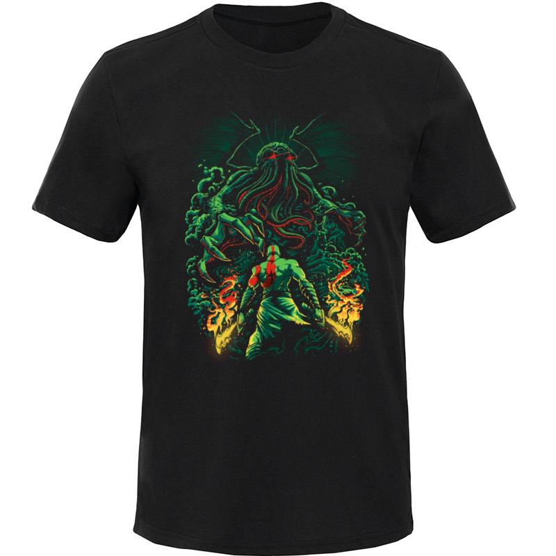 God of War T-shirt Men Clash Of The Old Gods Tops Tees Great Cthulhu Print T Shirts For Male Summer Short Sleeve Cotton Tee 3XL чорний
God of War T-shirt Men Clash Of The Old Gods Tops Tees Great Cthulhu Print T Shirts For Male Summer Short Sleeve Cotton Tee 3XL чорний