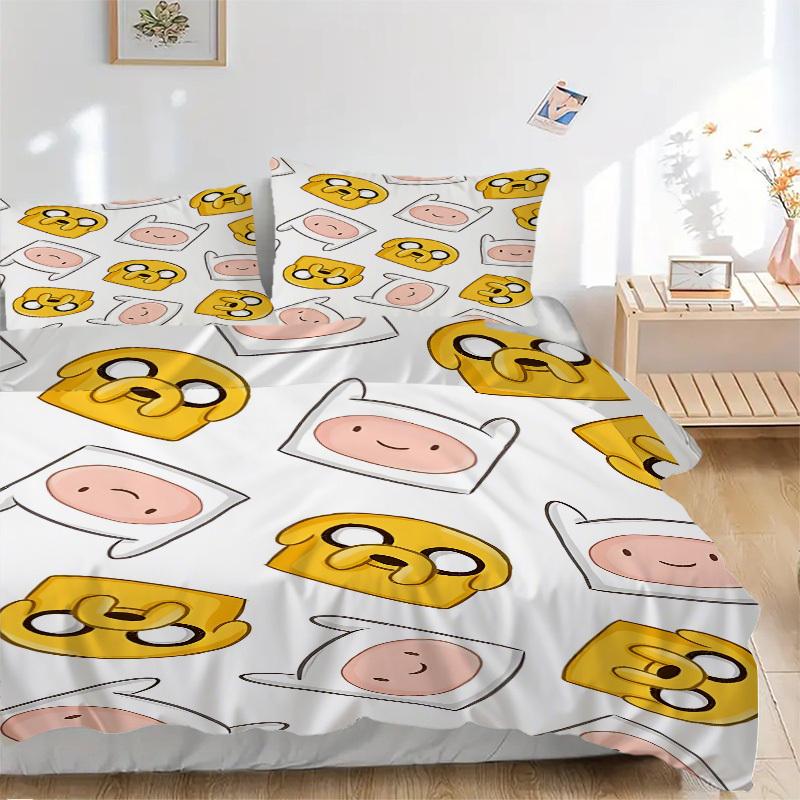 3pcs Finn and Jake Cover Set, 1 Cover + 2 Pillowcases (No Insert), Bedding for All Seasons, Bedding,Bedroom Decor yy250922055 135x200cm
3pcs Finn and Jake Cover Set, 1 Cover + 2 Pillowcases (No Insert), Bedding for All Seasons, Bedding,Bedroom Decor yy250922055 135x200cm