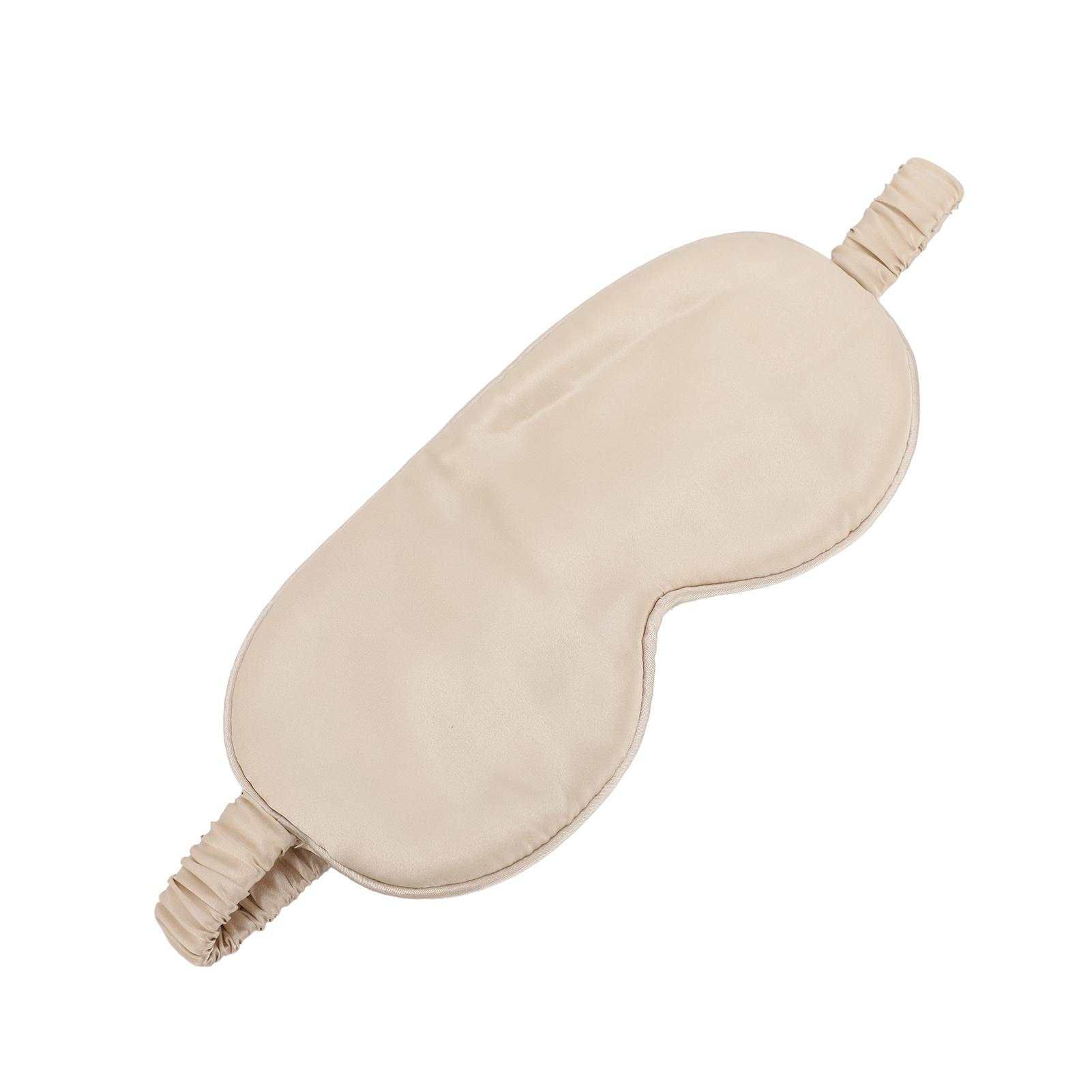 Шелковая повязка на глаза, мягкая атласная повязка на глаза, эластичный ремешок, удобная подкладка, ночной козырек для сна в путешествии золотой