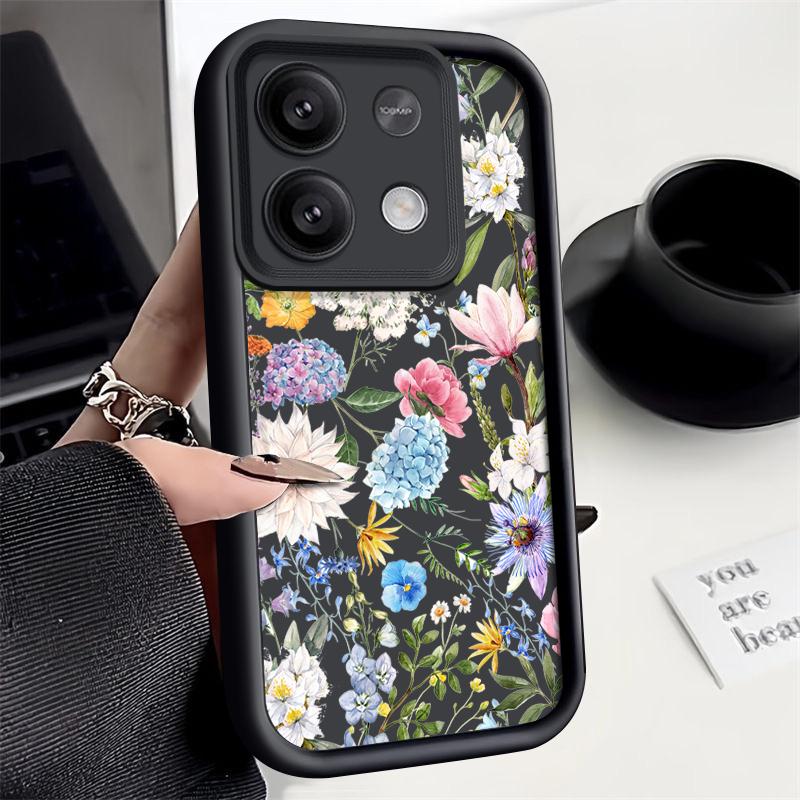 Чехол для телефона с красочным цветочным принтом для Xiaomi 13T 11T Poco F6 X6 X5 Pro Redmi Note 13 12 11 10 Pro Max, мягкий силиконовый противоударный защитный чехол для объектива Redmi Note 13 4G чёрный
Чехол для телефона с красочным цветочным принтом для Xiaomi 13T 11T Poco F6 X6 X5 Pro Redmi Note 13 12 11 10 Pro Max, мягкий силиконовый противоударный защитный чехол для объектива Redmi Note 13 4G чёрный