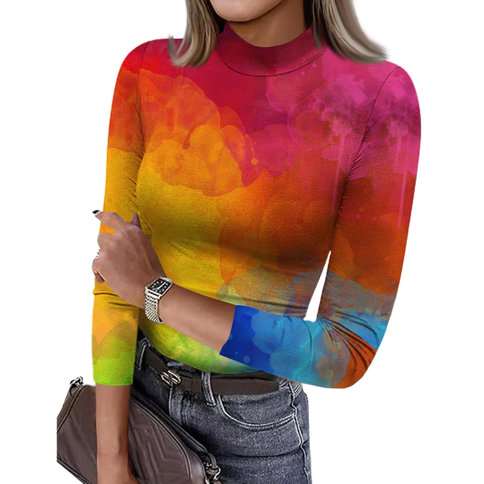 Women s Slim Bottom T,shirt Fashion Casual Printing Round Neck Pullover 3/4 Sleeve Top L шафрановий
Women s Slim Bottom T,shirt Fashion Casual Printing Round Neck Pullover 3/4 Sleeve Top L шафрановий
