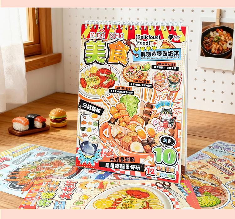 ZIYI Food Stickers Set Food Scene Stickers Creative Fun Relief Stress DIY Food Platter Stickers for Students and Adults
ZIYI Food Stickers Set Food Scene Stickers Creative Fun Relief Stress DIY Food Platter Stickers for Students and Adults