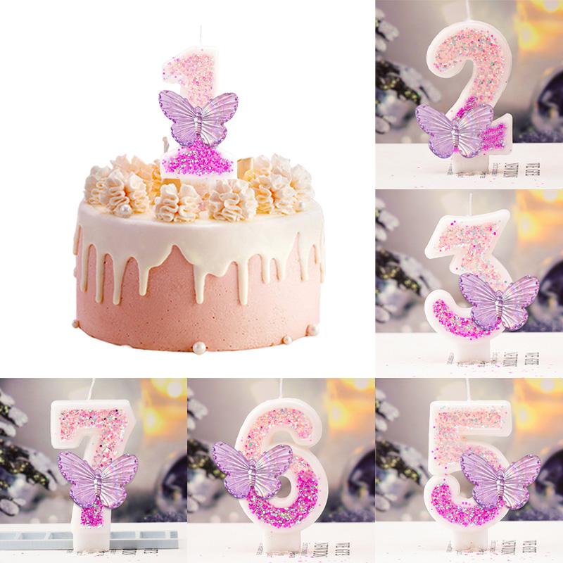 1 шт., топпер для торта, свечи для торта, юбилейные свечи, фиолетовые бабочки, товары для декора для выпечки, 0-9 номеров
1 шт., топпер для торта, свечи для торта, юбилейные свечи, фиолетовые бабочки, товары для декора для выпечки, 0-9 номеров