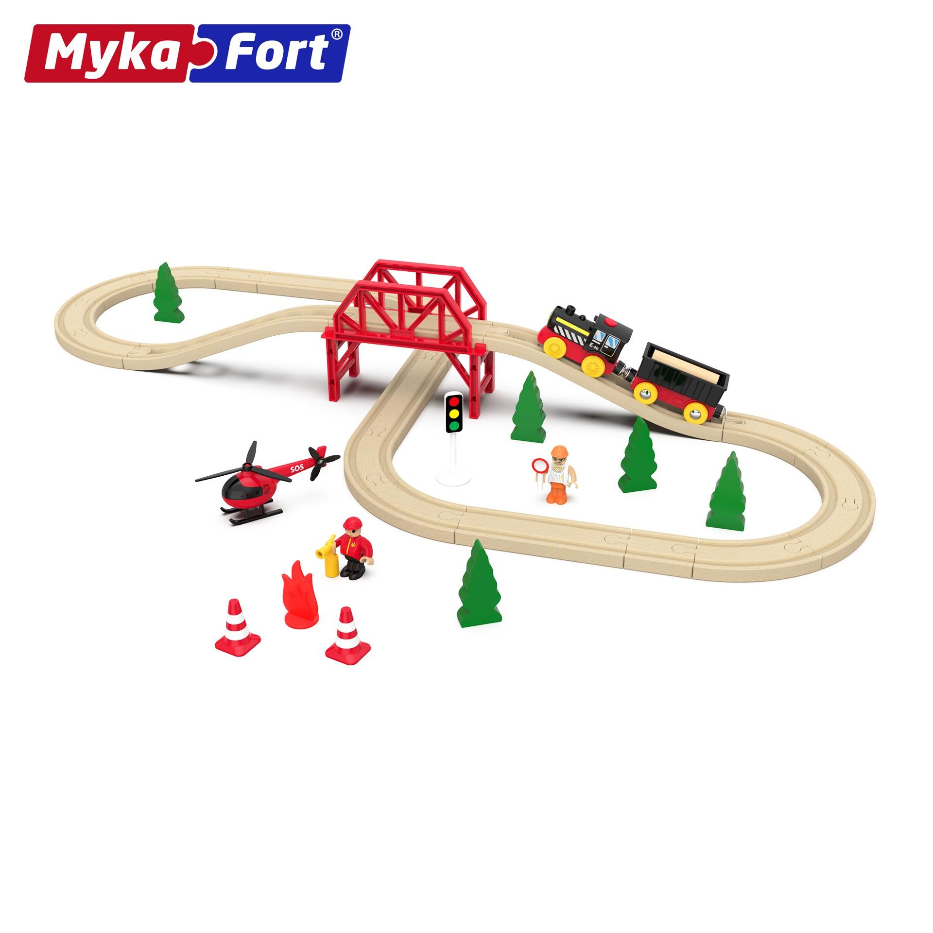 Educational Wooden Toy Rail Car Children Diy Fire Forest Track Bridge Suit Thomas Train 99690
Educational Wooden Toy Rail Car Children Diy Fire Forest Track Bridge Suit Thomas Train 99690
