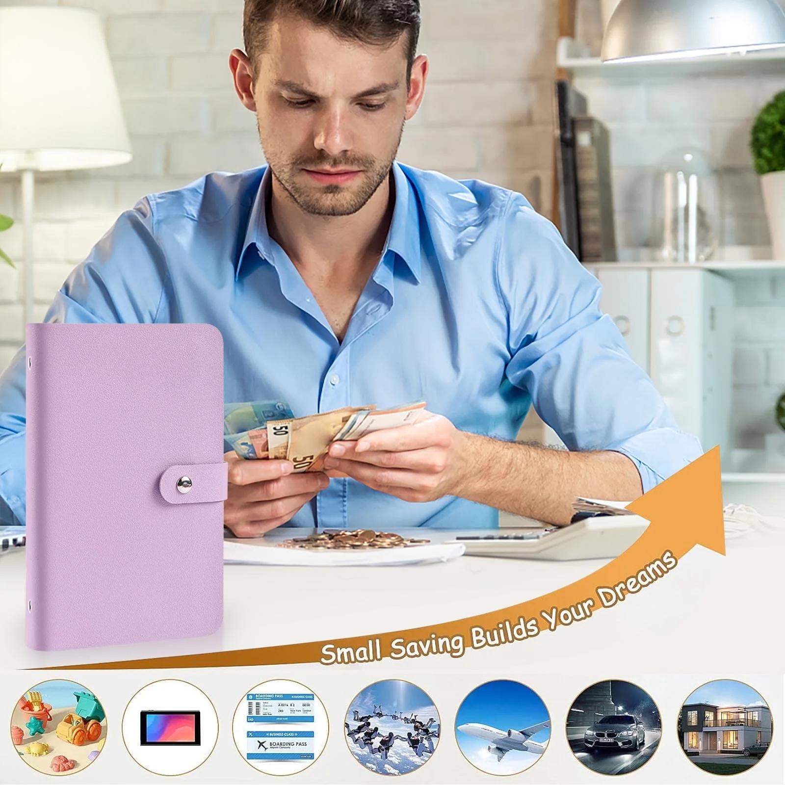 A5 Size PU Leather Notebook with Snap Closure Durable Soft Cover Journal for Writing and Note Taking One Size фиолетовый
A5 Size PU Leather Notebook with Snap Closure Durable Soft Cover Journal for Writing and Note Taking One Size фиолетовый