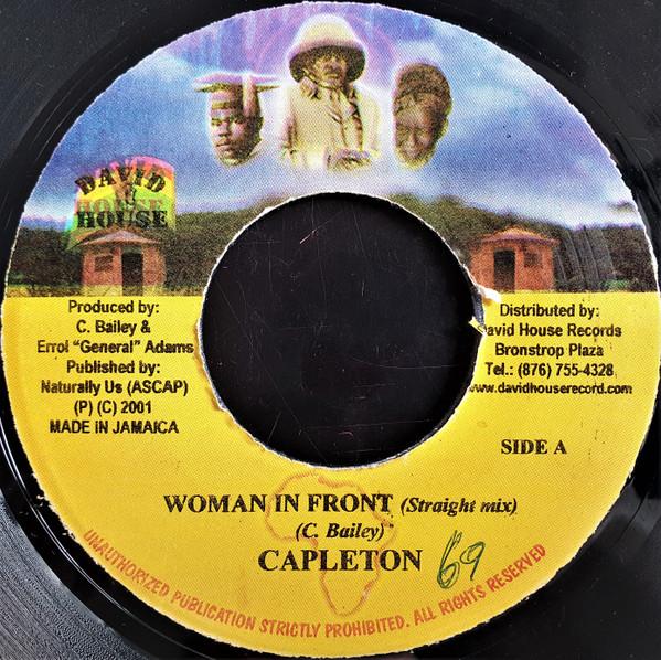 7inch Record CAPLETON - Woman In Front NONE David House 2001 Jamaica Reggae, Ska & Dub Used
7inch Record CAPLETON - Woman In Front NONE David House 2001 Jamaica Reggae, Ska & Dub Used