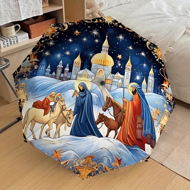 1pc Christmas Automatic Folding Umbrella, 8 Ribs Iron Frame, Suitable for Outdoor Travel and Daily Use yy251120250
1pc Christmas Automatic Folding Umbrella, 8 Ribs Iron Frame, Suitable for Outdoor Travel and Daily Use yy251120250