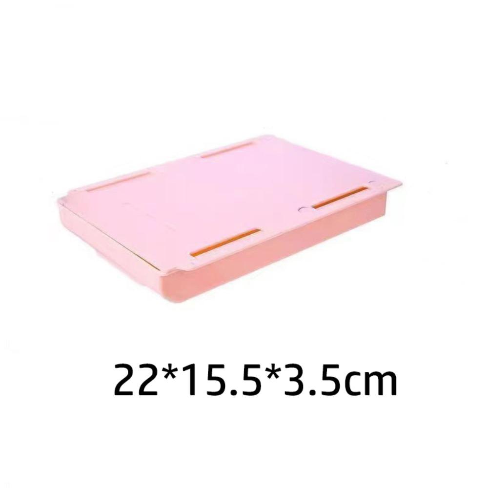 Багатофункціональна настільна полиця, ящик для зберігання, висувний ящик під стіл, органайзер для косметики та канцелярського приладдя Pink-22*15.5*3.5cm
Багатофункціональна настільна полиця, ящик для зберігання, висувний ящик під стіл, органайзер для косметики та канцелярського приладдя Pink-22*15.5*3.5cm