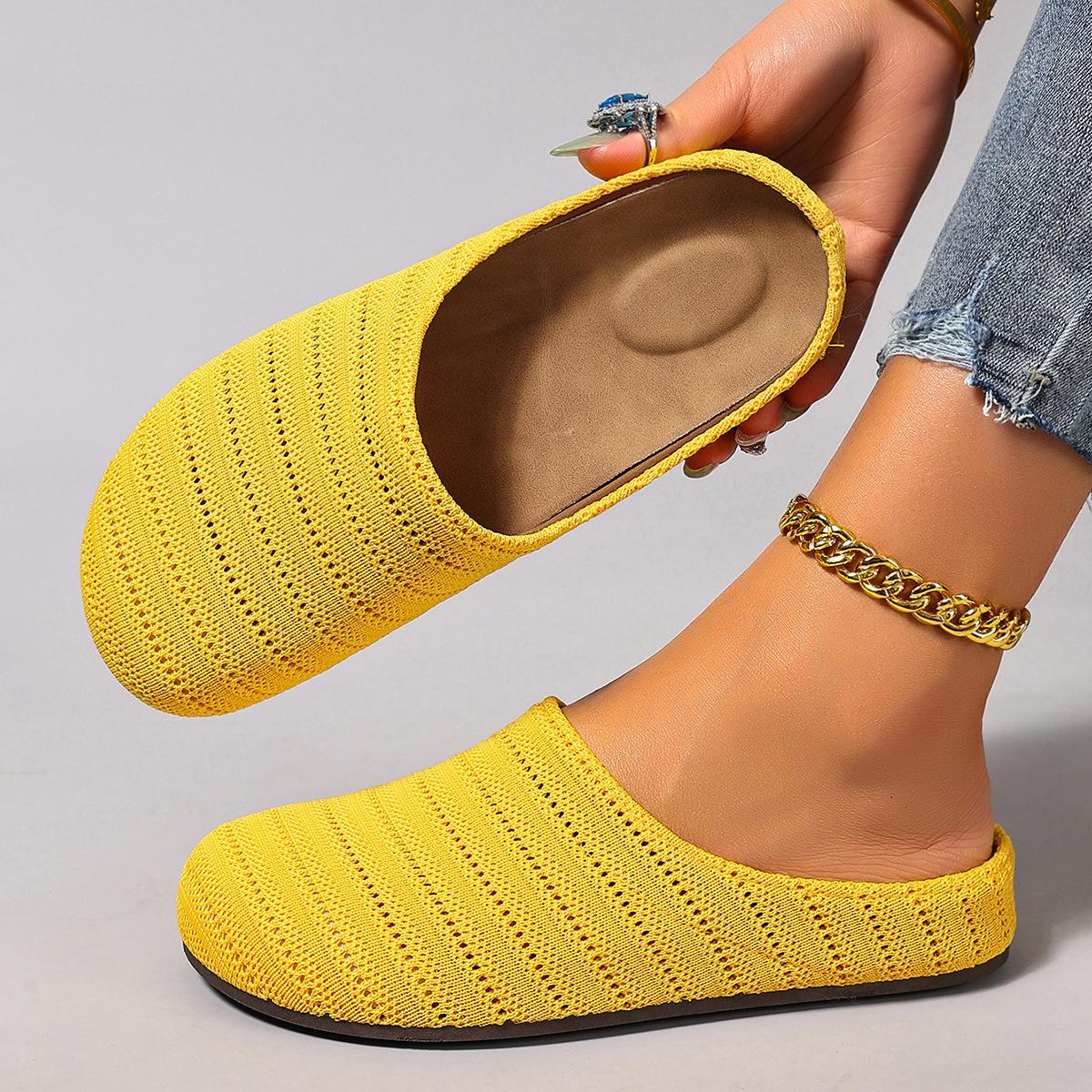 Женская обувь повседневная обувь для ленивых модные полушлепанцы дышащая сетчатая поверхность одна педаль универсальные женские одинарные туфли 36 жёлтый
Женская обувь повседневная обувь для ленивых модные полушлепанцы дышащая сетчатая поверхность одна педаль универсальные женские одинарные туфли 36 жёлтый