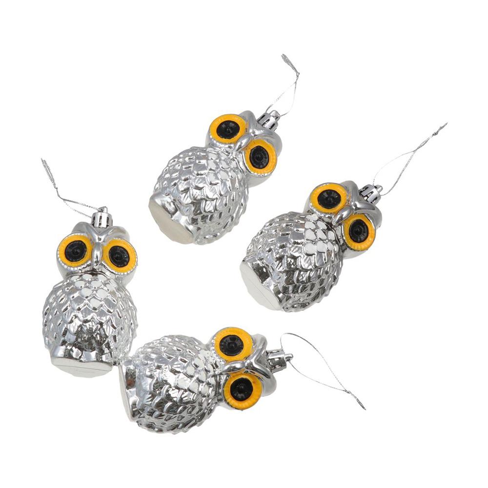 4Pcs Electroplated Christmas Owl Pendant Plastic Christmas Decoration Party Ornaments кофейный
4Pcs Electroplated Christmas Owl Pendant Plastic Christmas Decoration Party Ornaments кофейный