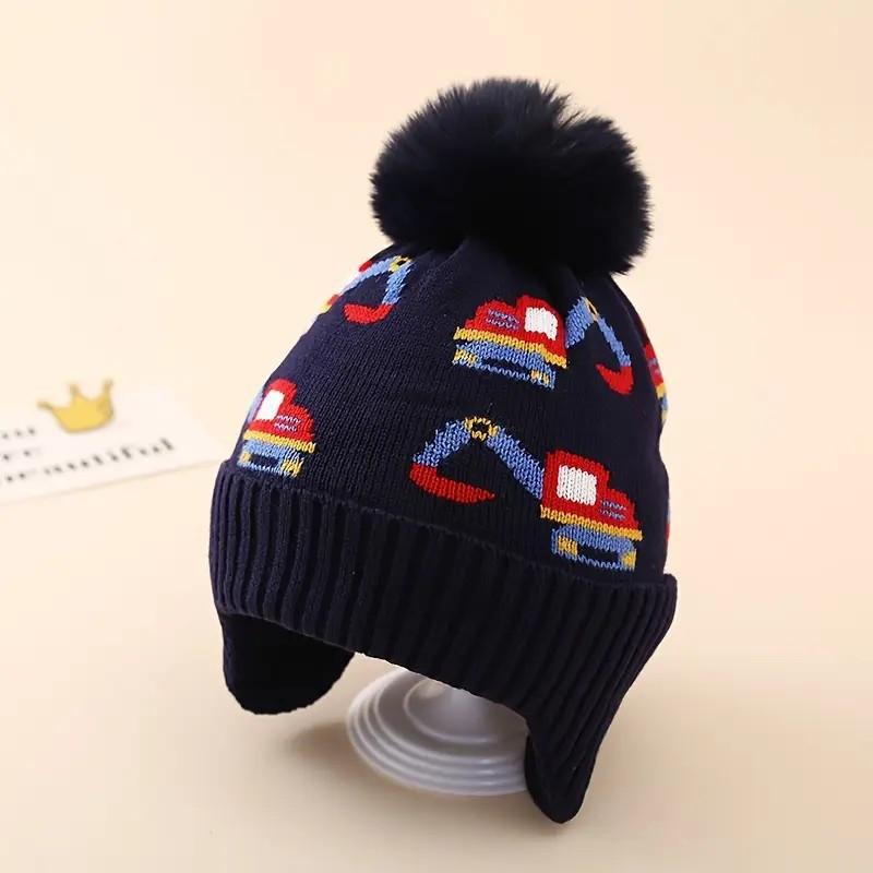 Children s Winter Hat Cute Ear Protection Hat Children Thickened Warm Knitted Korean Version of The Baby Hat Baby Accessories темно-синий
Children s Winter Hat Cute Ear Protection Hat Children Thickened Warm Knitted Korean Version of The Baby Hat Baby Accessories темно-синий