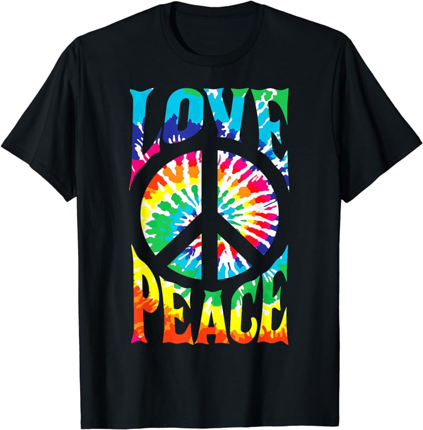 Tie Dye Peace Sign Love 60 s 70 s Hippie Women Mom T-Shirt S
Tie Dye Peace Sign Love 60 s 70 s Hippie Women Mom T-Shirt S