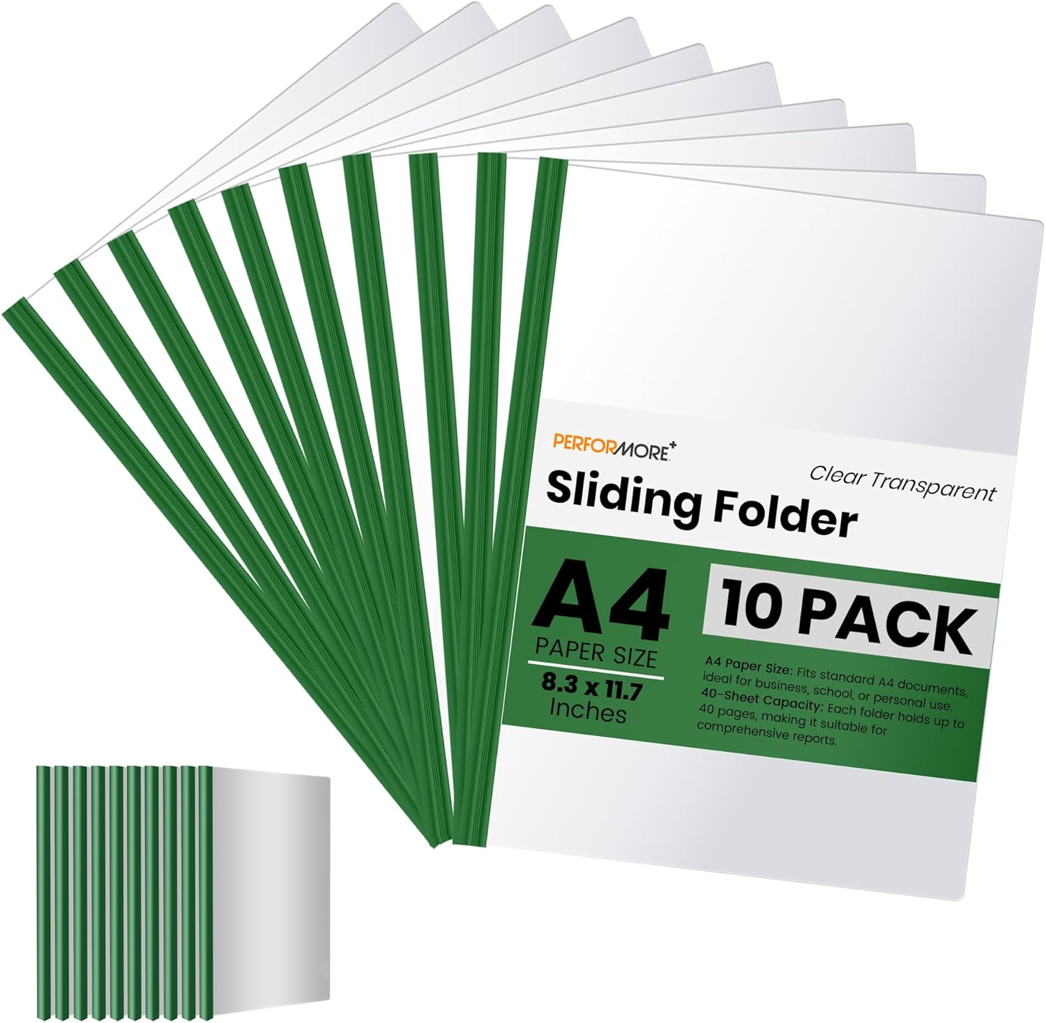 Clear Report Covers, 10 Pcs Transparent Presentation File Folders, Plastic File Folder with Sliding Bar, A4 Paper Size
Clear Report Covers, 10 Pcs Transparent Presentation File Folders, Plastic File Folder with Sliding Bar, A4 Paper Size