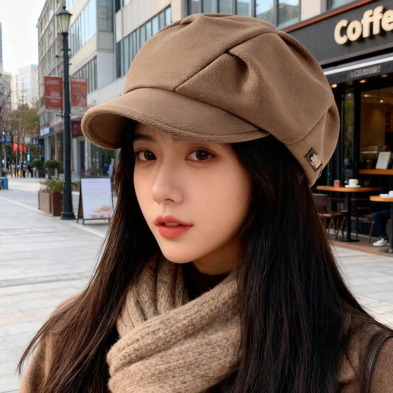 Повседневный шерстяной берет в корейском стиле для женщин на осень и зиму, теплая плиссированная маленькая восьмиугольная шляпа, подчеркивающая лицо, универсальная уличная шляпа-облако M(56-58cm)
Повседневный шерстяной берет в корейском стиле для женщин на осень и зиму, теплая плиссированная маленькая восьмиугольная шляпа, подчеркивающая лицо, универсальная уличная шляпа-облако M(56-58cm)