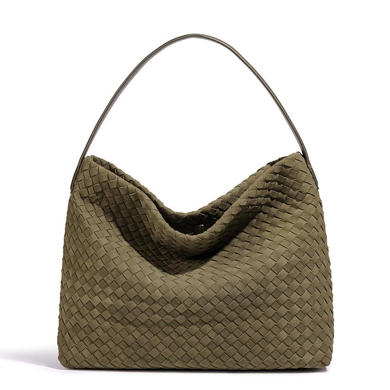 Woven Handbag Casual Underarm Bag Fashionable Texture Versatile Shoulder Bag Retro Matte Large Capacity Commuter Bag Women 34*11*29cm
Woven Handbag Casual Underarm Bag Fashionable Texture Versatile Shoulder Bag Retro Matte Large Capacity Commuter Bag Women 34*11*29cm