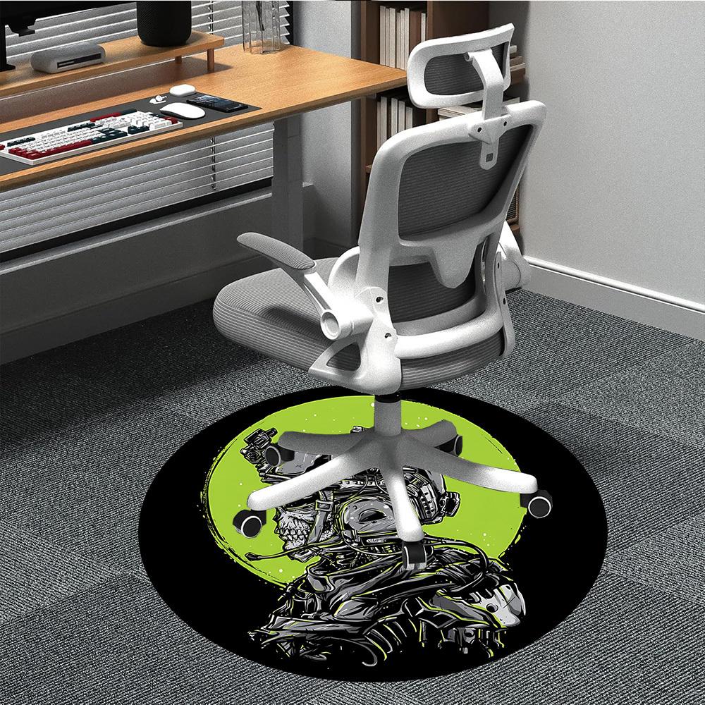 1pc Cyberpunk Helmet Office Round Area Rug, Indoor Mat Suitable For Office, Under Office Chairs Bedroom Living Room Home Decor, Room Deco 80cm
1pc Cyberpunk Helmet Office Round Area Rug, Indoor Mat Suitable For Office, Under Office Chairs Bedroom Living Room Home Decor, Room Deco 80cm