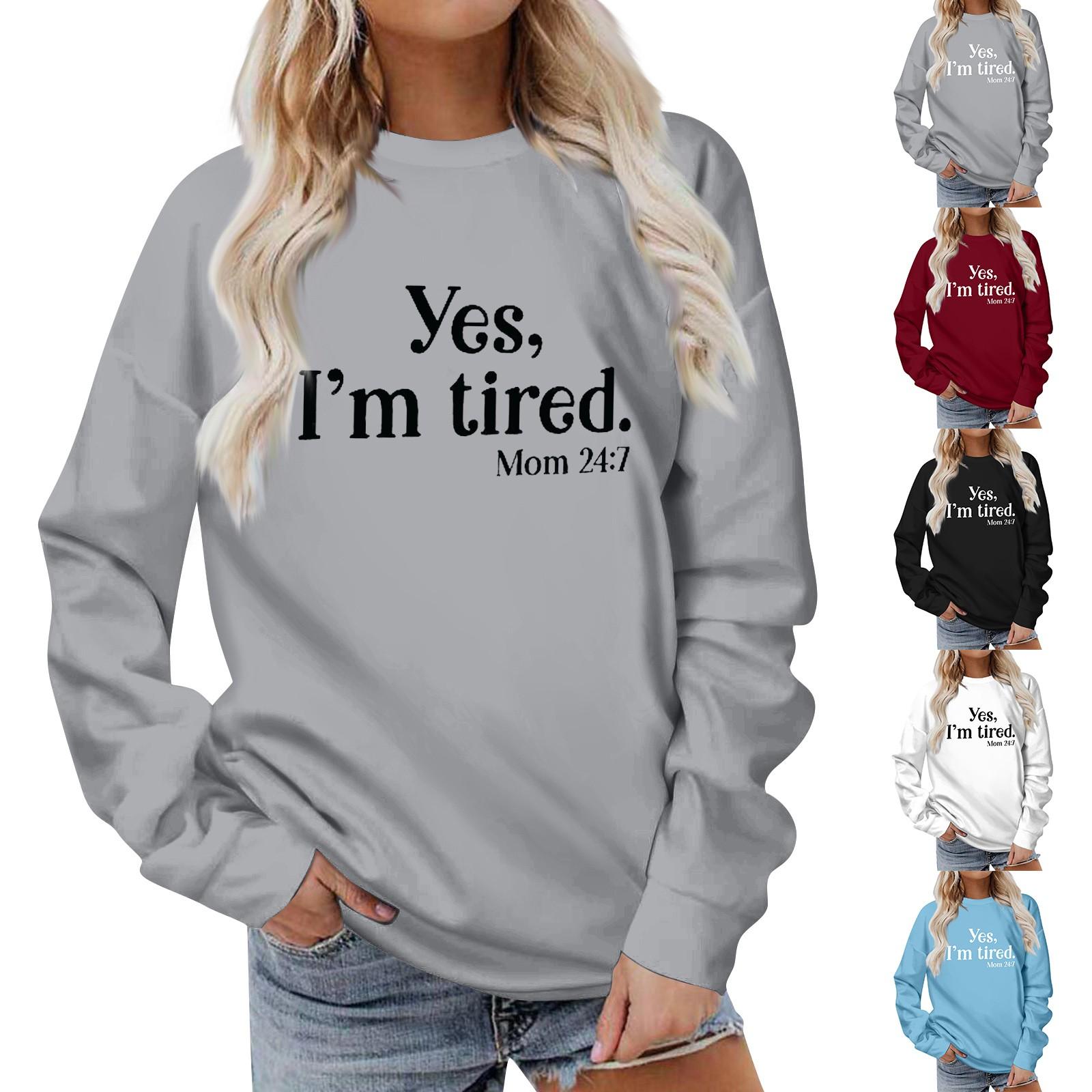 Женские топы Толстовка с принтом Круглый вырез Повседневная
Женские топы Толстовка с принтом Круглый вырез Повседневная