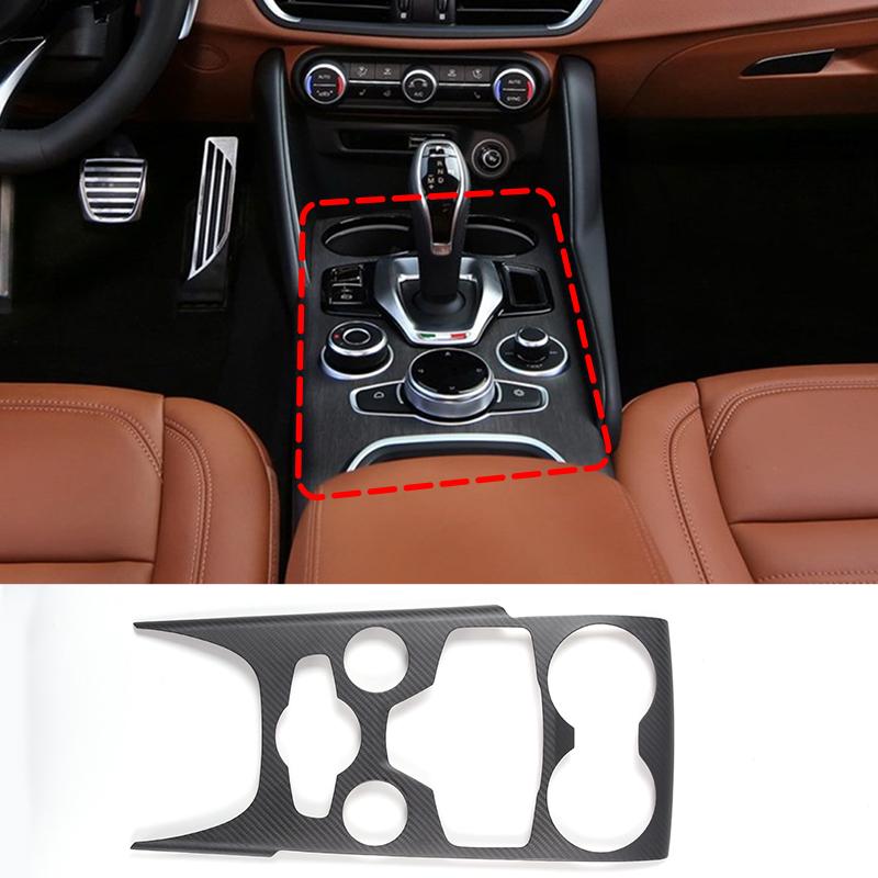 Real Carbon Fiber For Alfa Romeo Giulia 2020-21 Car Center Console Gear Shift Water Cup Holder Panel Trim Cover Car Accessories
Real Carbon Fiber For Alfa Romeo Giulia 2020-21 Car Center Console Gear Shift Water Cup Holder Panel Trim Cover Car Accessories