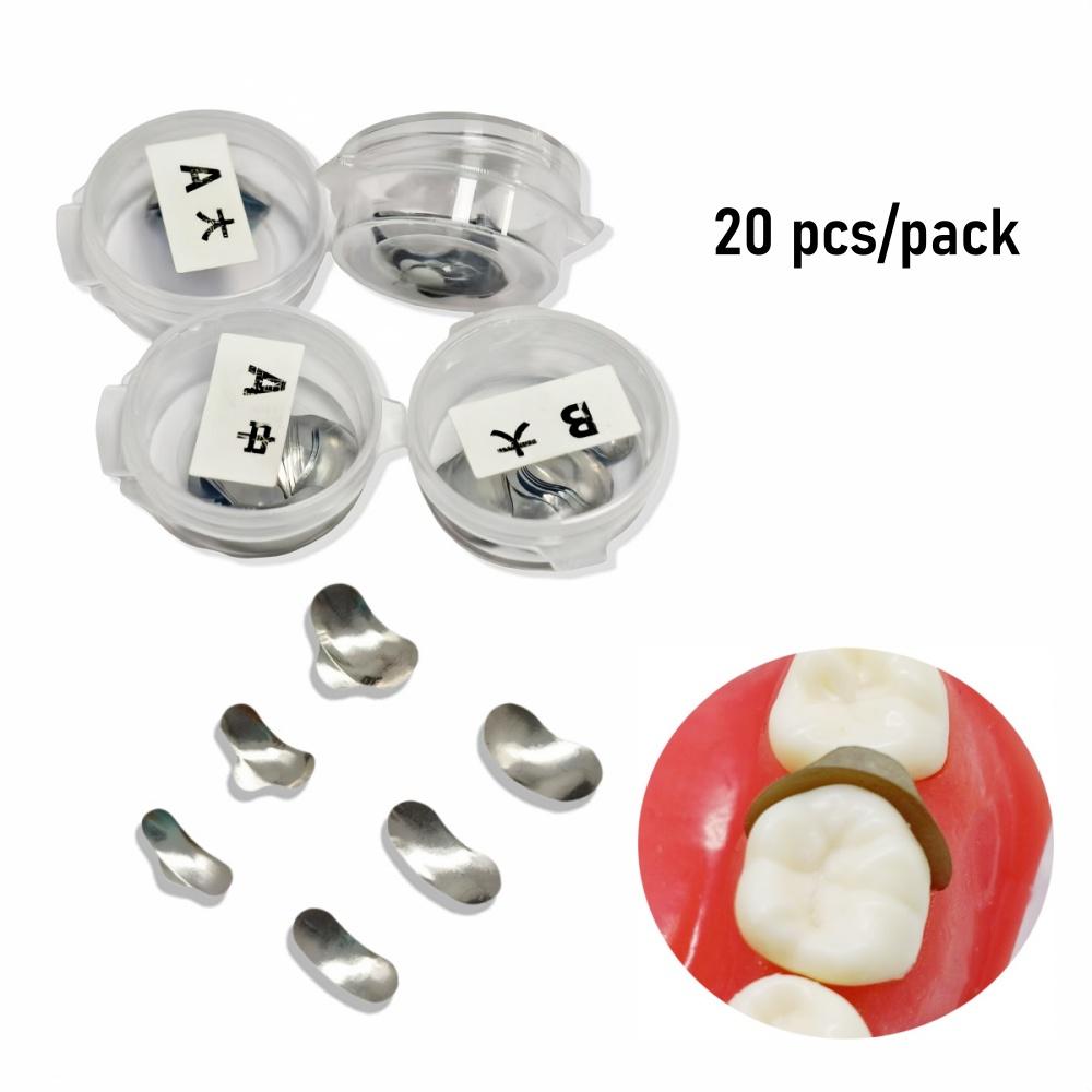 20pcs/60pcs/120pcs Dental Matrix Sectional Contoured Matrices Matrix Bands Tofflemire Stuck dental lab material S/M/L 20 Pcs A Small
20pcs/60pcs/120pcs Dental Matrix Sectional Contoured Matrices Matrix Bands Tofflemire Stuck dental lab material S/M/L 20 Pcs A Small