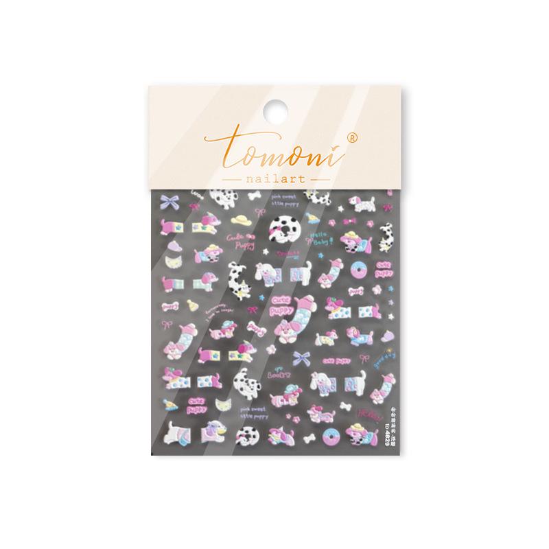 Tomoni 3D Sausage Dog Pink Nail Art Stickers - Popular Japanese Design
Tomoni 3D Sausage Dog Pink Nail Art Stickers - Popular Japanese Design
