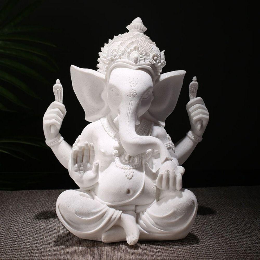 Sitting Meditation Sandstone Ganesha Elephant Figurine Buddha Elephant Statue Lawn хаки
Sitting Meditation Sandstone Ganesha Elephant Figurine Buddha Elephant Statue Lawn хаки